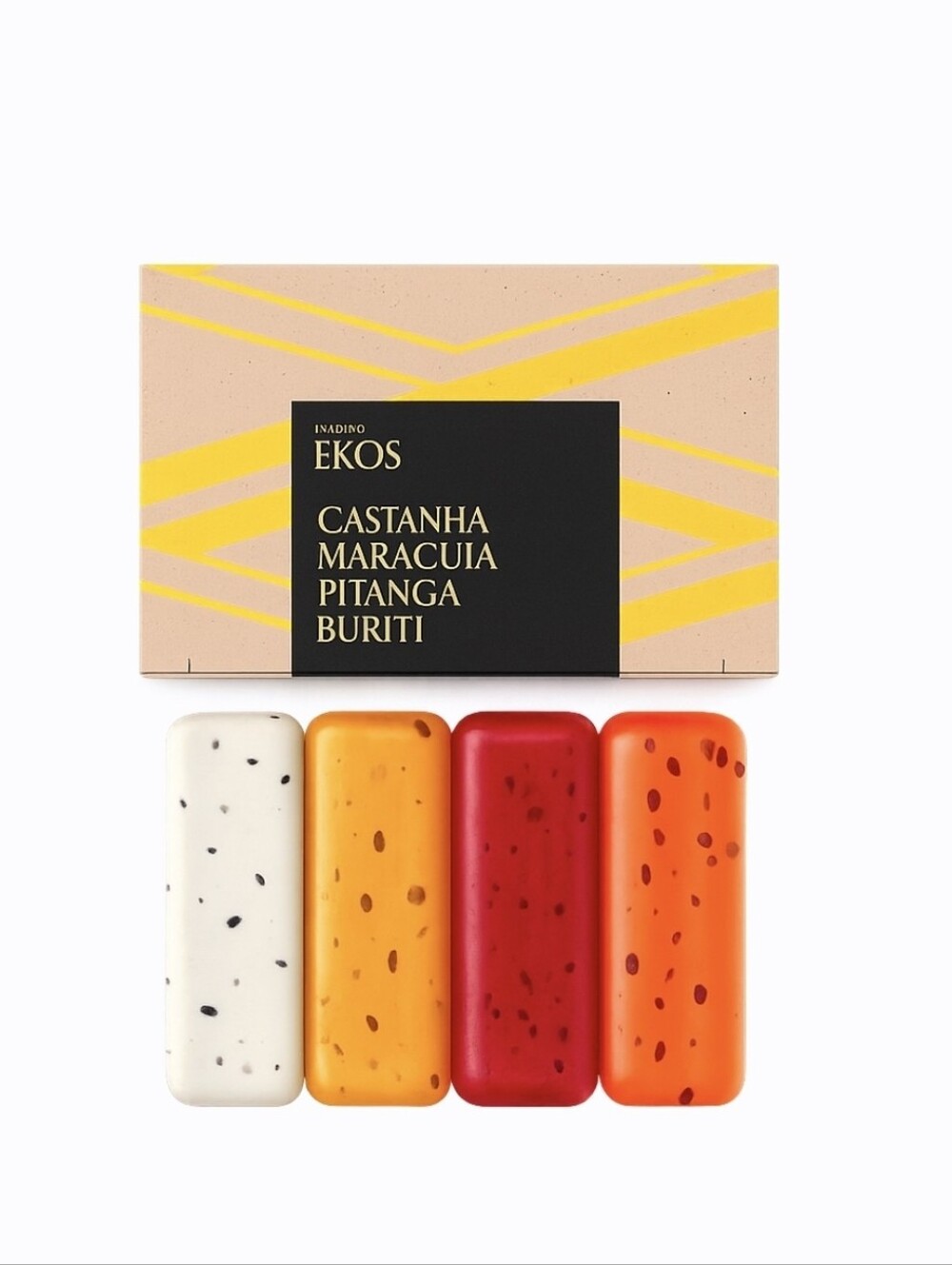 Natura Ekos Castanha, Maracuja, Pitanga, & Buriti 4 Bar Soap Collection (NEW)